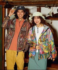 ✨限量 日本 go slow caravan 彩色印花外套 男女同款