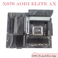 For Gigabyte X670 AORUS ELITE AX Main Board Support AM5 Interface AMD X670 DDR5 Mainboard Tested