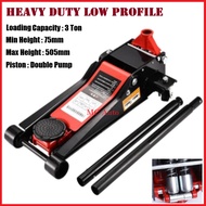 【Limited Offer】 Heavy Duty 3 Ton Floor Jack Hydraulic Floor Jek Kereta Jet Car Vehicle Van 3Ton Jack