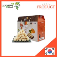 MILTORY Jeju Tangerine Rice Snack 300g – Korean Traditional Crispy Snack (Yugwa) miltory tangerine s
