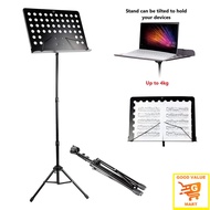 3 Premium Quality Foldable Music Stand Conductor Music Stand Heavy Duty Carry Bag Folding Music Stand Music Performance