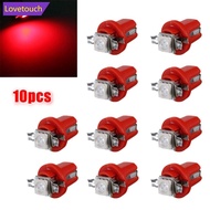 LOVETOUCH 10Pcs B8.5D 509T B8.5 5050 Led 1 SMD T5 Lamp Car Gauge Dash Bulb Dashboard Light Wedge Int