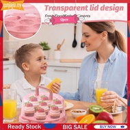 8 Inch Cake Holder with Lid and Handle Cake Stand Portable Cake Container for Any 6-8 Inch Cake Stor