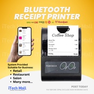 POSDECK Receipt Printer Bluetooth Resit Mesin Topup Phone SRS Wireless Portable POS System Loyverse