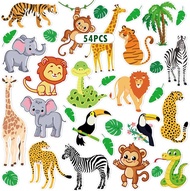 Cholemy 2 Sheets 56 Pcs St Patricks Day Window Gel Clings Shamrock Thick Gel Clings Green Irish Wind