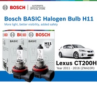 Bosch H11 Halogen Headlight Bulb (55W) set of 2 for Lexus CT200H