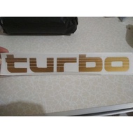 TOYOTA Turbo sticker land cruiser VX 80 VX 100TOYOTA