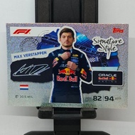1 Card Menu Variation Signature Style Verstappen Hadjar Bottas Perez Topps Turbo Attax 2026