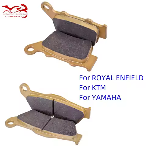 Motor Brake Pads For ROYAL ENFIELD 411 Himalayan 500 Classic YAMAHA TT600 XT660 XT700 For KT/M LC4E 