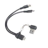 SWEET~ Multiple Compatible USB C Little USB Charging Cord 20cm Short For Power Lenders