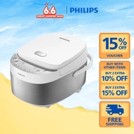 Philips 3000 Series Mini Rice Cooker 0.85L - HD3170/62, 8 menu, 30 min fast cook, Non-stick inner po