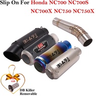 For Honda NC750 NC750X NC700 NC700S NC700X NC 700 750 Motorcycle Exhaust Escape Middle Link Pipe Car