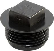 Caplugs ZTP5F1KA1 Plastic Square Head Threaded Plug with Flange TPN-5-F, PE-HD, to Plug NPT Thread S