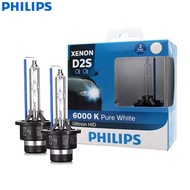 2pcs Pack Philips Philips Philips Ultinon HID D2S 85122WXX2 35W 6,000K Cool White Light Xenon HID He
