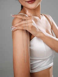 Vachana - Rolo Chain or Beaded Chain Necklace (Rhodium Silver)