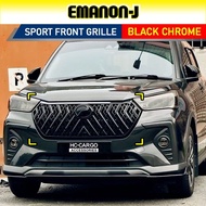 Perodua Ativa 2021-2025 Front Grille LEXUS Dark Knight Design Grilles Bodykit Body Kit Exterior Deco