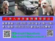 小林九座車寵物機場接送-帶毛小孩新北市新店區.淡水區往返桃園機場接送機服務