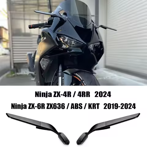 Motorcycle Mirrors Ninja ZX-6R ZX636 2019-2024 Ninja ZX-4R 4RR Adjustable Rearview Mirror For Kawasa