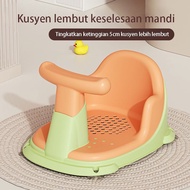 Baby Bath Chair for 6-18 Months, Non-Slip Portable, Round Edge Comfortable Backrest 4 Suction Cups