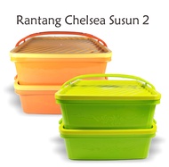 Rantang Chelsea plastik susun 2/ Lunch box plastik/ Rantang susun 2 kotak