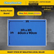 All Size Aluminum Frame Notice foam board  2x2 2x3 3x4 3x5 3x6 4x4 4x5 4x6 4x8 Blue Red Green