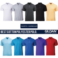 GILDAN x North Harbour Soft-Touch Polo Shirt Plain Unisex