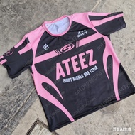 ATEEZ Sports Jersey Korean Kpop Combination Round Neck Fashionable Street Wear Short Sleeved Summer 