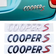 3D ABS MINI Cooper S Rear Boot Emblem Badge Trunk Logo Decals Sticker For Mini Coopers R50 R52 R53 R