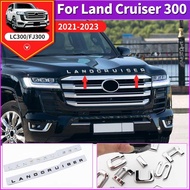 For Toyota Land Cruiser 300 LC300 Engine Cover Decoration Land Cruiser Logo Modification Accessories