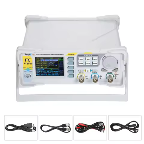FY6900 Function Signal Generator 20/60/100M High Precision Digital DDS Dual-chanel Function Signal/A