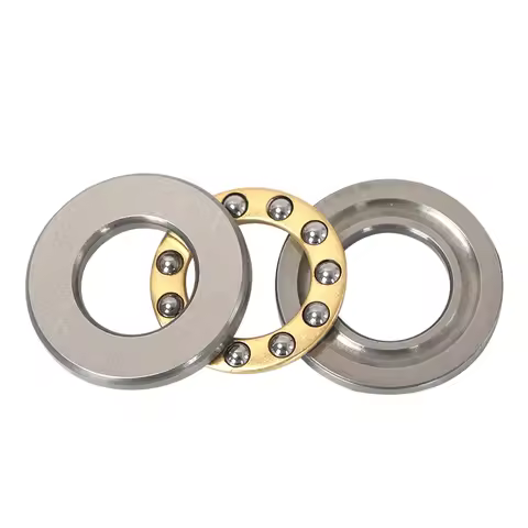 2pcs Plane Axial Thrust Ball Bearing Mini F2-6M F2.5-6M F3-8M F5-10M F6-12M F7-15M F8-16M F10-18M F1