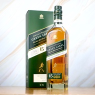 [นำเข้า] ของแท้จากสหราชอาณาจักร43 Johnnie Walker ที่ได้รับการยอมรับอย่างสูงป้ายสีเขียว15ปี750มล. มหา