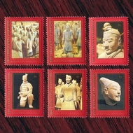 United Nations Stamps 1997 Three Places China World Heritage Qinling Warriors 6 Brand New Foreign St