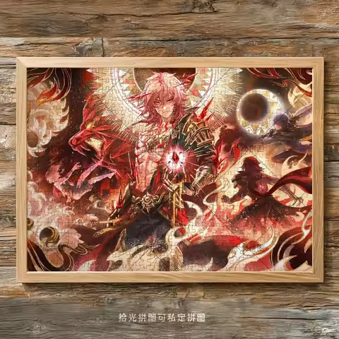 Anime Honkai: Star Rail Mydei Cosplay Anime Cartoon handmade wooden puzzle desktop ornament puzzle A