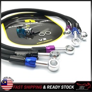 PROTAPER Carbon Cobra Universal Brake Hose Depan Belakang 90cm/60cm Y15 Y15ZR Y16 LC135 RS150 RSX 15