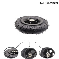 Scooter inflatable wheels 6 inches 6x1 1/4 wheels M8/M10 for scooter wheel accessories