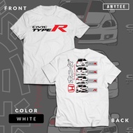 เสื้อยืด เสื้อยืด พิมพ์ลายรถยนต์ Honda Civic Type R EK FD FC Turbo JDM THDM ANYTEE_07S-5XL