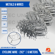 Cyclone Wire Mesh (2x2") 6 meters roll 6 Ft height | EC Universal