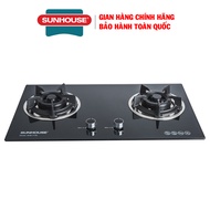 Bếp gas âm kính SUNHOUSE SHB7736 - Bếp gas âm - Bếp gas đôi - Bếp ga đôi - Bếp ga âm - Bếp ga bảo h