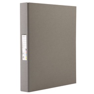 แฟ้ม 2 ห่วง A4 สัน 3.5 ซม. เทา ออร์ก้า A-919