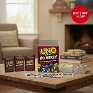 UNO Show ‘em No Mercy Game Cards, Fun for Kids and Adults, Family Game Night, 2-10 Players, Builds S
