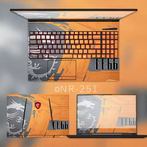 Dazzle Vinyl Special Laptop Sticker Skin Cover Decal Protector for MSI KATANA GF76 17"