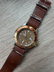 Vague Watch Company GMT quartz root beer not Seiko citizen