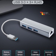 Code G84J USB 3 TO LAN RJ45 USB HUB 3PORT converter adapter USB3 ETHERNET ADAPTER3HUB