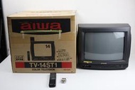 【千代】愛華aiwa 14寸crt電視   愛華14寸crt小電視機14st1日本本土機型crt小彩電球面顯像管色