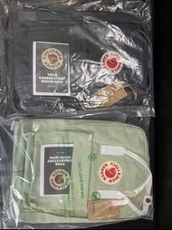 【現貨兩隻】Fjallraven Kanken Classic 16L 北極狐經典背囊 石墨灰/薄荷綠白帶 香港倉庫直發 免運費