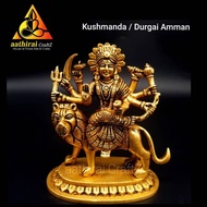 Kushmanda / Durgai Amman / 5.5 Inches Durga Amma Idol Brass Antique Finish
