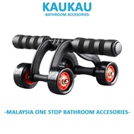 KAUKAU ABS 4 Wheel Roller Fitness ABS Roller 4 Wheel Abdominal Exercise Gym Fitness Gym Fitness Equi