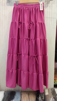 rok tingkat pita//rok tingkat hitam//rok pita korean style//rok tingkat susun//rok pita korea
