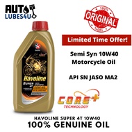 Caltex Havoline Super 4T 10w40 Semi Synthetic 1L - Caltex Motorcycle Oil